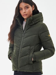 Barbour International® Green Boston Quilt Envy Puffer Jacket - Image 1 of 8