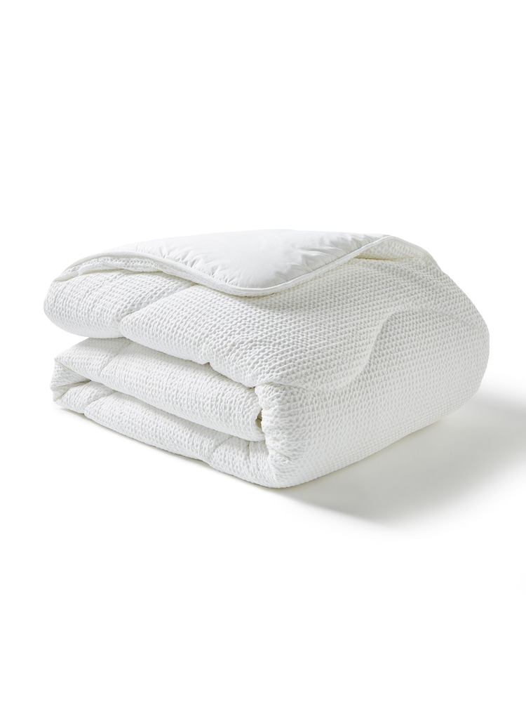 Night Lark Cotton Waffle 4.5 Tog Coverless Duvet - Image 2 of 3