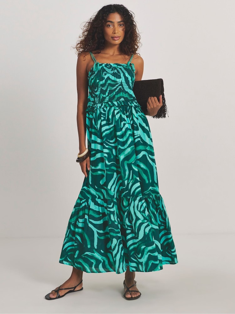 Simply Be Blue Maxi Beach Dress - Image 1 of 4