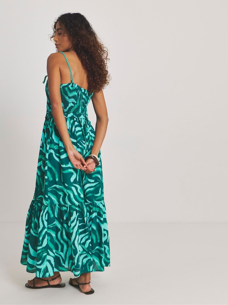 Simply Be Blue Maxi Beach Dress - Image 2 of 4