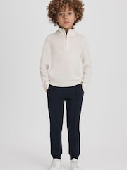 Reiss Snow Blackhall 13-14 yrs Wool Quarter Zip Jumper - Image 3 of 6
