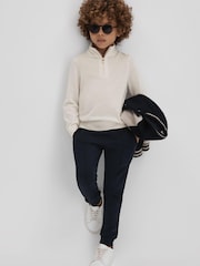 Reiss Snow Blackhall 13-14 yrs Wool Quarter Zip Jumper - Image 6 of 6