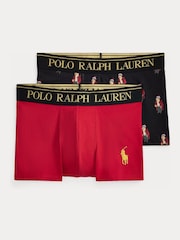 Polo Ralph Lauren Red Seasonal Bear Trunks 2 Pack - Image 1 of 5