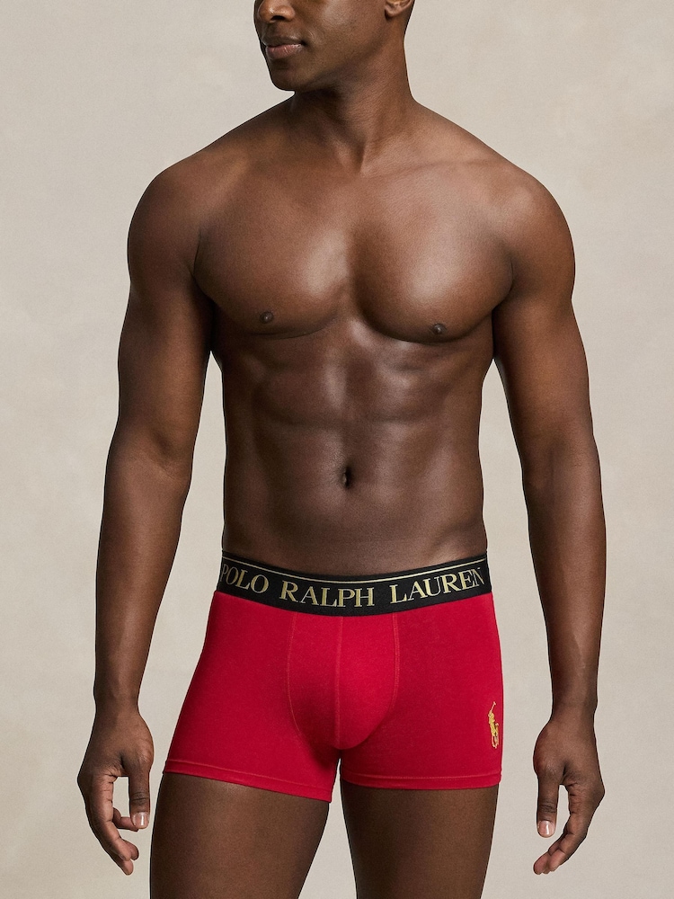 Polo Ralph Lauren Red Seasonal Bear Trunks 2 Pack - Image 2 of 5