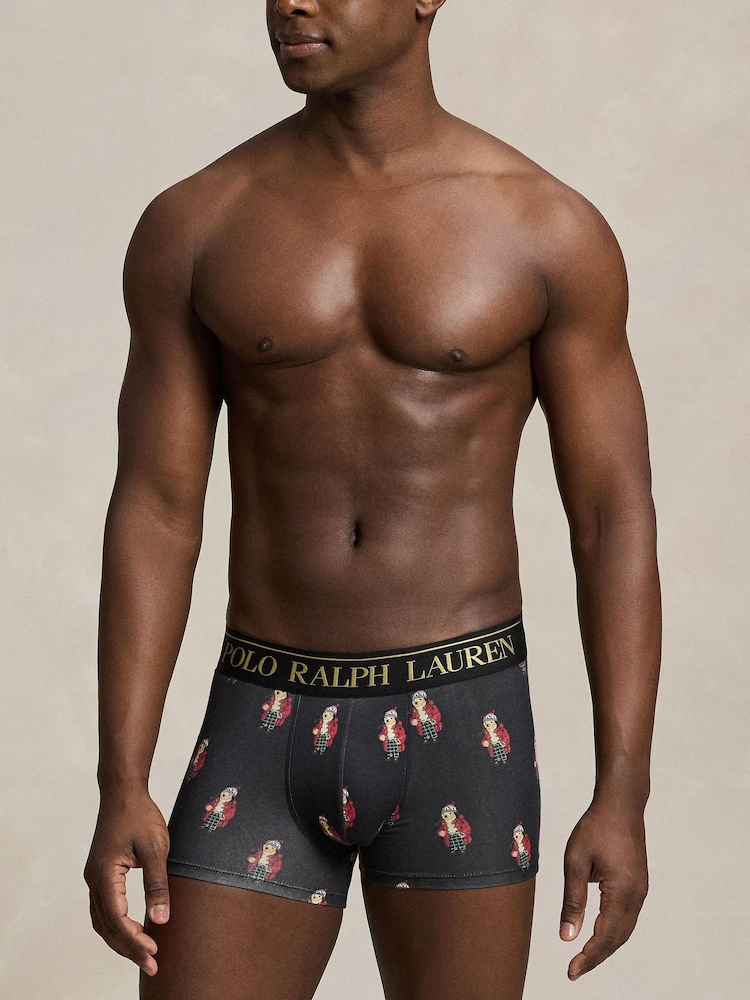 Polo Ralph Lauren Red Seasonal Bear Trunks 2 Pack - Image 5 of 5