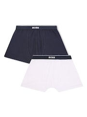 BOSS Blue Boxers 2 Pack - Image 1 of 6