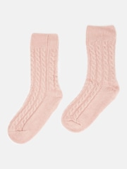 Joules Dreamer Pink Silk Eye Mask and Sock Set - Image 3 of 3
