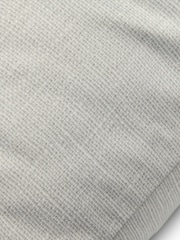 Night Lark Set of 2 Cloud Grey Plain Dye Pillowcases - Image 2 of 2