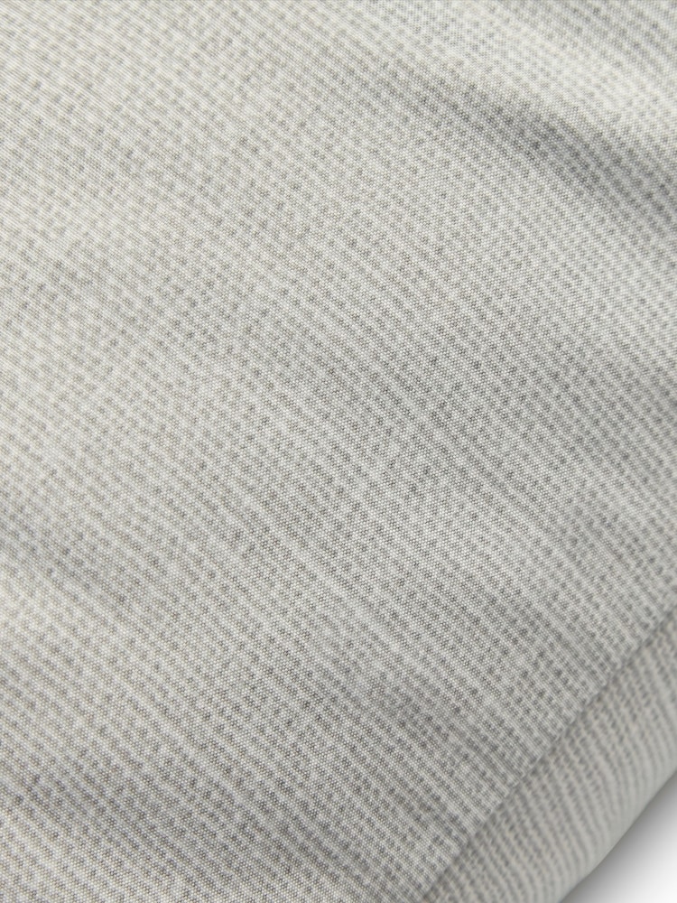 Night Lark Set of 2 Cloud Grey Plain Dye Pillowcases - Image 2 of 2