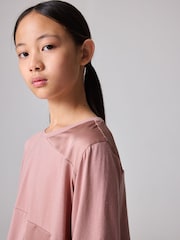 smALLSAINTS Pink/Black Zala T-Shirt and Legging Set - Image 3 of 8