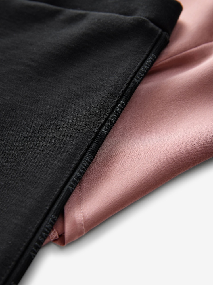 smALLSAINTS Pink/Black Zala T-Shirt and Legging Set - Image 8 of 8