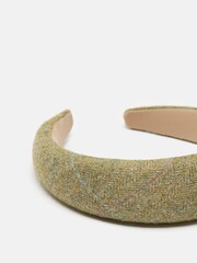 Joules Tessie Green Tweed Headband - Image 5 of 6