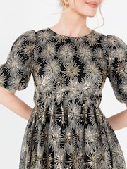 Lovedrobe Sequin Star Black Midi Dress - Image 7 of 7