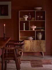 Swoon Natural Fresco Mango Wood 2 Door Shelving - Image 1 of 7