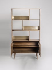 Swoon Natural Fresco Mango Wood 2 Door Shelving - Image 5 of 7