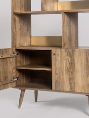 Swoon Natural Fresco Mango Wood 2 Door Shelving - Image 7 of 7