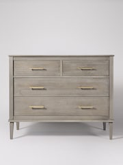 Swoon Grey Claudine Mango Wood 4 Drawer Chest - Image 1 of 5