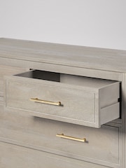 Swoon Grey Claudine Mango Wood 4 Drawer Chest - Image 4 of 5