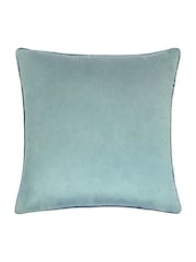 Furn Blue Meridian Velvet 55cm X 55cm Cushion - Image 4 of 6