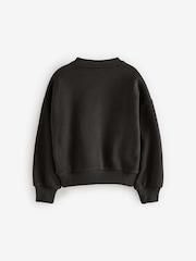 smALLSAINTS Black/Turin Tiger Girls Cygni Oversized 100% Cotton Graphic Sweatshirt - Image 5 of 8
