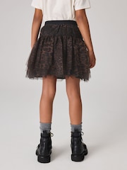 smALLSAINTS Leopard Tulle Tiered Girls Skirt - Image 3 of 8