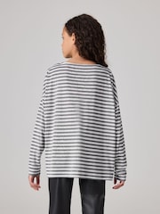 smALLSAINTS Girls Rita Striped Long Sleeve T-Shirt - Изображение 2 из 7