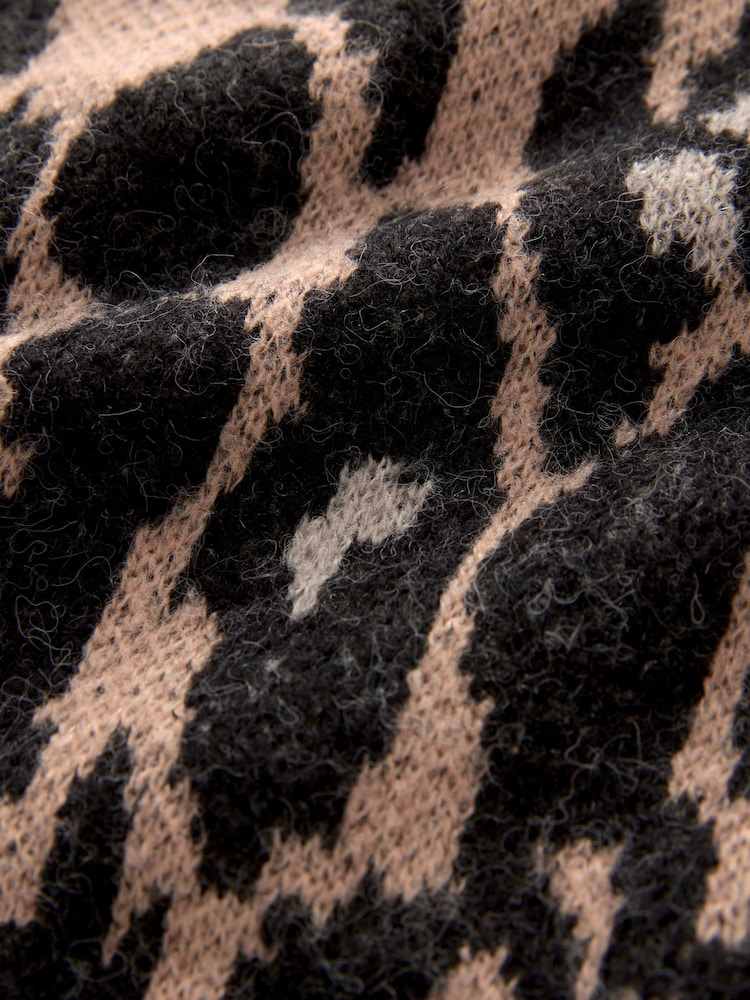 SmallSaints Wick Leopard dekleta pletena pletena jopa - Slika 8 iz 8