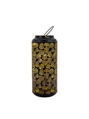 Gallery Home Black Christmas Pinecone Large LED Lantern Light - Image 5 of 5