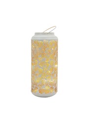 Gallery Home White Christmas Pinecone Large LED Lantern Light - Image 6 of 6
