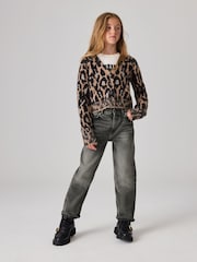 smALLSAINTS Black Straight Girls Denim Jeans - Image 2 of 9