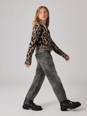 smALLSAINTS Black Straight Girls Denim Jeans - Image 3 of 9