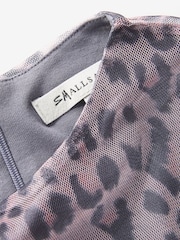 smALLSAINTS Multi Leopard Mesh Dress - Image 8 of 9