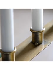 Gallery Home Gold Christmas Wilby Large Candleholder - Image 3 of 5