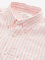 Pink Signature 100% Linen Long Sleeve Shirt - Image 8 of 8
