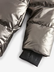 smALLSAINTS Metallic Longline Padded Girls Coat - Image 15 of 17