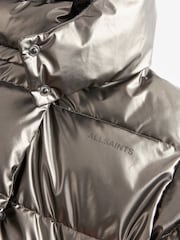 smALLSAINTS Metallic Longline Padded Girls Coat - Image 16 of 17