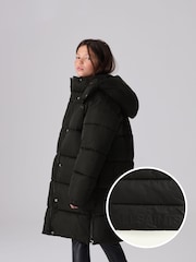 Noir - SmallSaints Manteau long matelassé pour filles - Image 1 of 17
