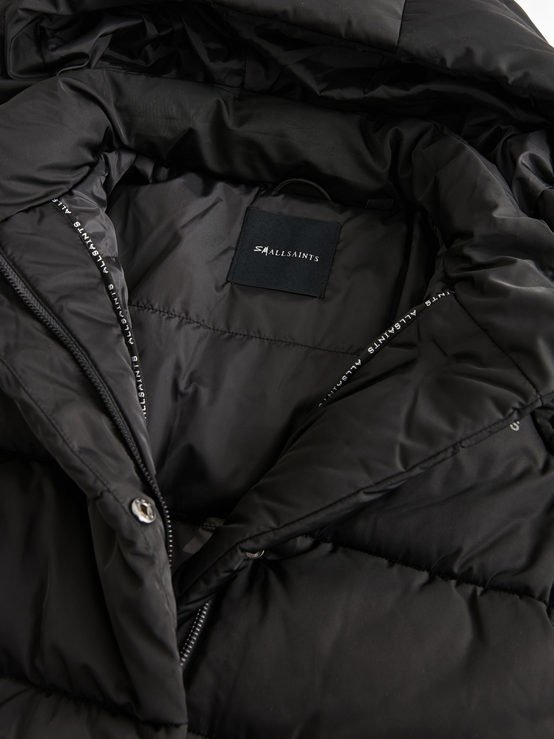 Buy smALLSAINTS Black Longline Padded Girls Coat from Next USA Buy smALLSAINTS Black Longline Padded Girls Coat from Next USA