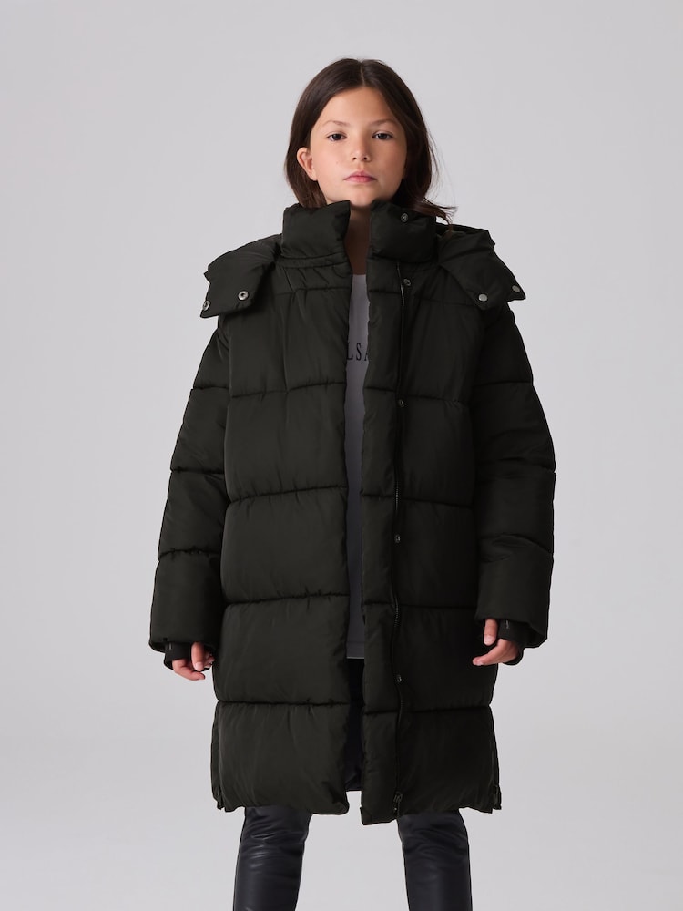 Noir - SmallSaints Manteau long matelassé pour filles - Image 2 of 17