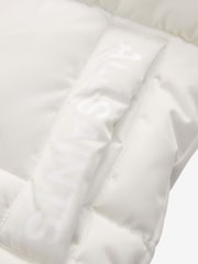 smALLSAINTS White Short Padded Girls Coat - Image 12 of 15