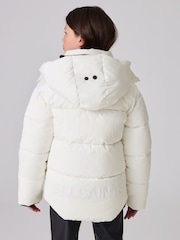 smALLSAINTS White Short Padded Girls Coat - Image 5 of 15
