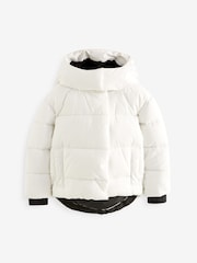 smALLSAINTS White Short Padded Girls Coat - Image 9 of 15