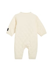 Calvin Klein Jeans Gesteppter Baby-Body aus 100 % Baumwolle, Cream - Bild 2 von 2