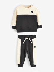 Calvin Klein Jeans Baby Trainingsanzug-Set mit Farbblockdesign - Bild 1 von 1