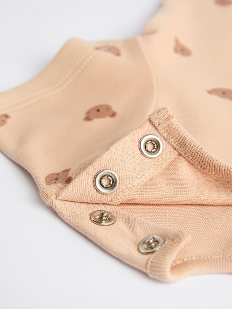 Neutral Bear Baby Rompers 3 Pack (0mths-3yrs) - Image 10 of 10