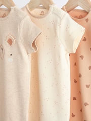 Neutral Bear Baby Rompers 3 Pack (0mths-3yrs) - Image 3 of 10