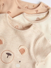 Neutral Bear Baby Rompers 3 Pack (0mths-3yrs) - Image 9 of 10