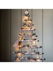 Gallery Home Green Christmas Large Ufford Wall Tree with LED Lights - Image 1 of 5