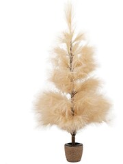 Gallery Home Cream Pampas Christmas Tree with LED Lights - Image 6 of 6