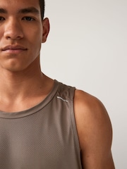 Sage Green Active Textured Training Vest - Image 1 of 9